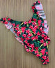 One Piece Swimsuit Cross Back Swimwear