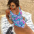 One Piece Swimsuit Cross Back Swimwear