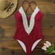 One Piece Swimsuit 2018 Sexy Swimwear Women Bathing Suit Swim Vintage Summer Beach Wear Print Bandage Monokini Swimsuit
