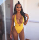 One Piece Swimsuit 2019 Sexy Deep-V Swimwear Women Swimsuit Cut Out Bathing Suits Beach Wear Swim Maillot de Bain Monokini