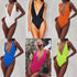 One Piece Swimsuit 2019 Sexy Deep-V Swimwear Women Swimsuit Cut Out Bathing Suits Beach Wear Swim Maillot de Bain Monokini