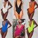 One Piece Swimsuit 2019 Sexy Deep-V Swimwear Women Swimsuit Cut Out Bathing Suits Beach Wear Swim Maillot de Bain Monokini