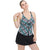 One Piece Plus Size Swimwear Floral Print Swimdress