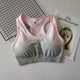 Sports Bra flexible Pink Bralette Grey Yoga Bra For Women Workout Crop Top