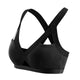 Oyoo V neck Sexy Army Green High Impact Sports Bra Wide Shoulder Straps Pink Workout Yoga Bra Top Contrast Gym Tank Tops