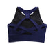 Oyoo high impact retro sports bra red cropped yoga bras for women fitness sport bra top compression underwear gym brassiere HEAT