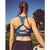 Oyoo high impact retro sports bra red cropped yoga bras for women fitness sport bra top compression underwear gym brassiere HEAT