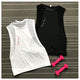 Sleeveless Top Backless Women Shirts Active Wear