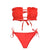 Peachtan Sexy pink swimwear women bathing suit Bandeau bikinis 2019 mujer Micro swimsuit female Push up two-piece suit summer