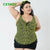 Plus Size High Elastic Cross Straps Slim Swimdress Wire Free With Chest Pad