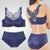 Plus Size Bra Set Lingerie Underwear Women Set Push Up Bra Brief Set