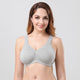 Plus Size Cotton Bra Women's Non Padded Lace Trim Full Coverage Wirefree