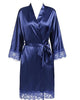 Women Silk Wedding Party Robes Nightgown Sleepwear