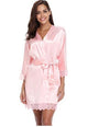 Women Silk Wedding Party Robes Nightgown Sleepwear