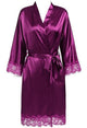 Women Silk Wedding Party Robes Nightgown Sleepwear