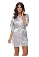 Women Silk Wedding Party Robes Nightgown Sleepwear
