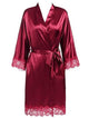 Women Silk Wedding Party Robes Nightgown Sleepwear
