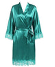 Women Silk Wedding Party Robes Nightgown Sleepwear