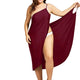 Plus Size Pareo Beach Cover Up Wrap Dress Bikini Swimsuit