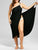 Plus Size Pareo Beach Cover Up Wrap Dress Bikini Swimsuit