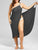 Plus Size Pareo Beach Cover Up Wrap Dress Bikini Swimsuit