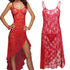 Plus Size S-6XL Lace Slips Sexy Strap Full Slips Underdress