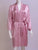 Plus Size S-Long Robe Sexy Lingerie Hot Nightgown with Belt