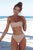 Popular Women Bandeau Bikini Set Push-Up Swimwear