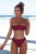 Popular Women Bandeau Bikini Set Push-Up Swimwear