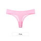 Prettywowgo Hot Sale 2019 Seamless Thong Women 11 Color Low Rise G String Seamless Panties Underwear M L XL XXL 0220