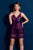 Purple Black Super Sexy Slips Lace Sleepwear 2 Pcs