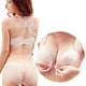 Queenral Front Closed Push Up Brassiere Panties Sexy Underwire Bra Set For Women Underwear Solid Color Female Lingerie Briefs