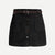 Single Breasted Skirt With Belt A Line Casual Skirt