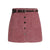 Pencil Skirts Single Breasted Pockets Bodycon Mini Skirt With Belt