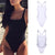 Women One Piece Swimsuit Back high Cut Out Swimwear