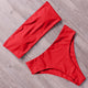 RUUHEE Bandage Bikini Swimwear Women Swimsuit High Waist Bikini Set 2019 Bathing Suit Push Up Maillot De Bain Femme Beachwear