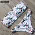 Bikini Swimwear Women Swimsuit Flower Printed Bikini Set