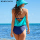 Two Pieces Swimwear Tankini Plus Size Bathing Suit