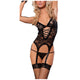 Plus Size S-4XL 5XL 6XL Sexy Lace Lingerie Babydoll Corset Chemise