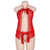 Stylish Trim Mesh Babydolls Chemise With Panty Valentine Gift