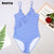 Ruffle Swimsuits Strap Bathing Suits