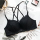 Wireless Front Closure Bras Push Up Wireless Lace Backless