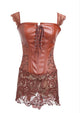 Lace Steampunk Corset Dress Gothic Bustier Corset