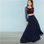 Round Neck Long Sleeve Top And Knot Maxi Skirt Set