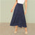 Multicolor Full Length Mid Waist Skirt Women Skirts