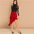 Red Going Out Party Mid Waist Office Lady Women Short Skirts