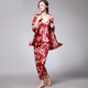 3pcs Full Sleeves Sleepwear Loungewear