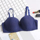 Seamless Striped Push Up Bras Casual Thin Cup