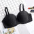 Seamless Striped Push Up Bras Casual Thin Cup