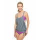 Tankini Swimsuit Bathing Suits Plus Size Two Piece Bikini Set